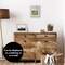 Americanflat Rustic Picture Frame - Modern Photo Frame for Unique Farmhouse Look - Polished Glass Cover - Hanging Hardware with Horizontal and Vertical Display - Includes Easel